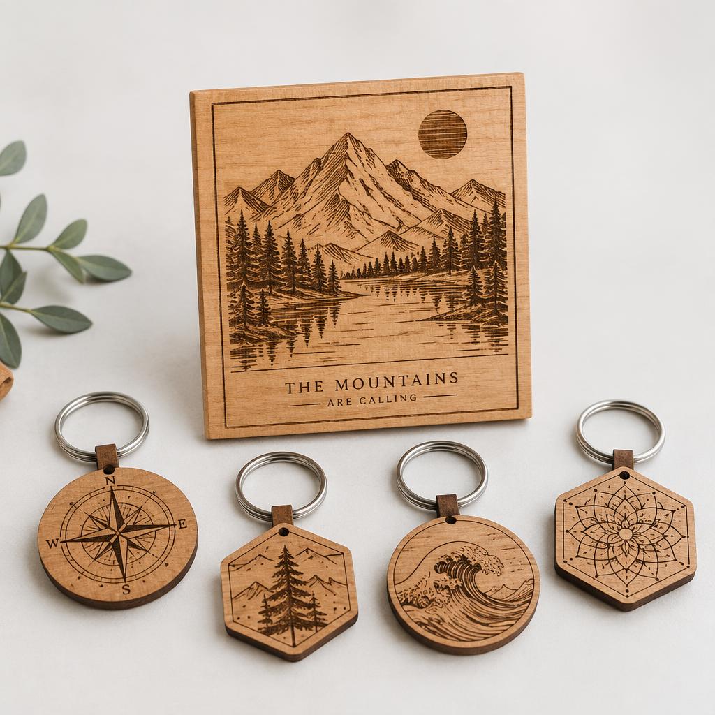 Quadro e placa em MDF gravado a laser — foto 1